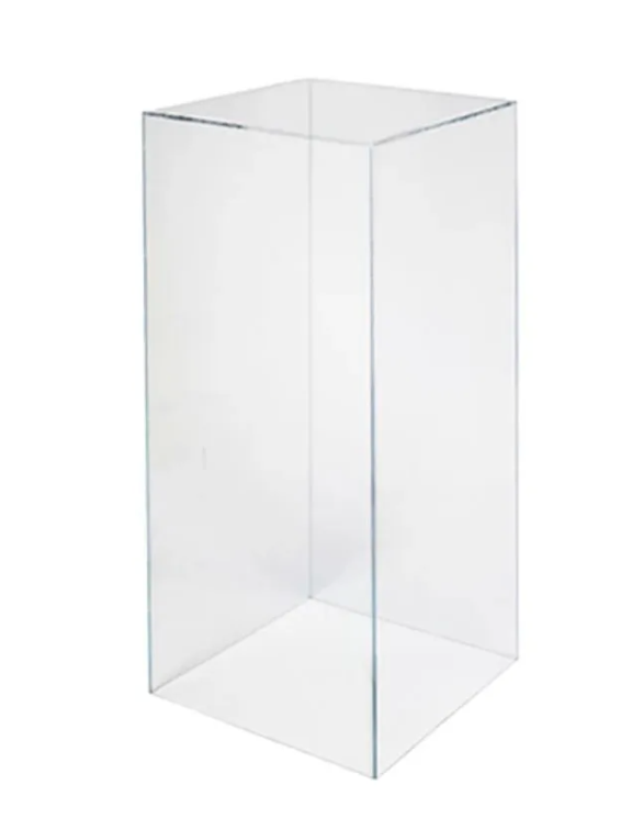 CLEAR PLINTH CAKE STAND