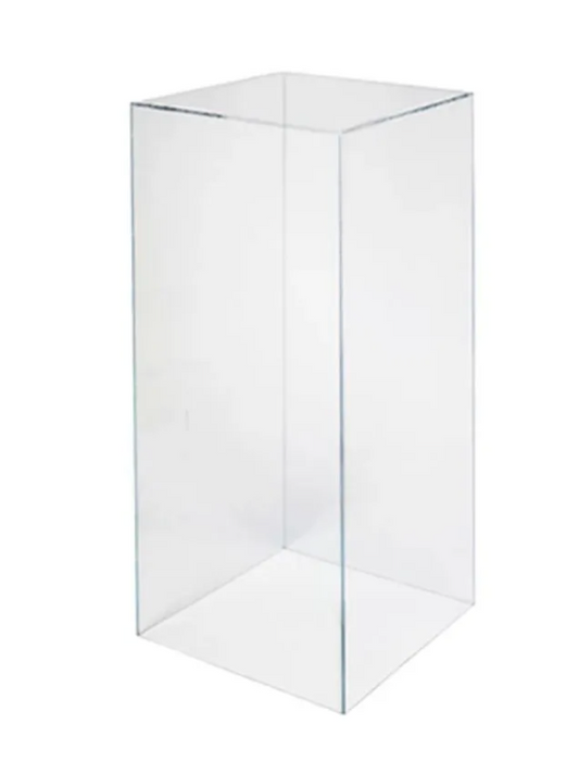CLEAR PLINTH CAKE STAND