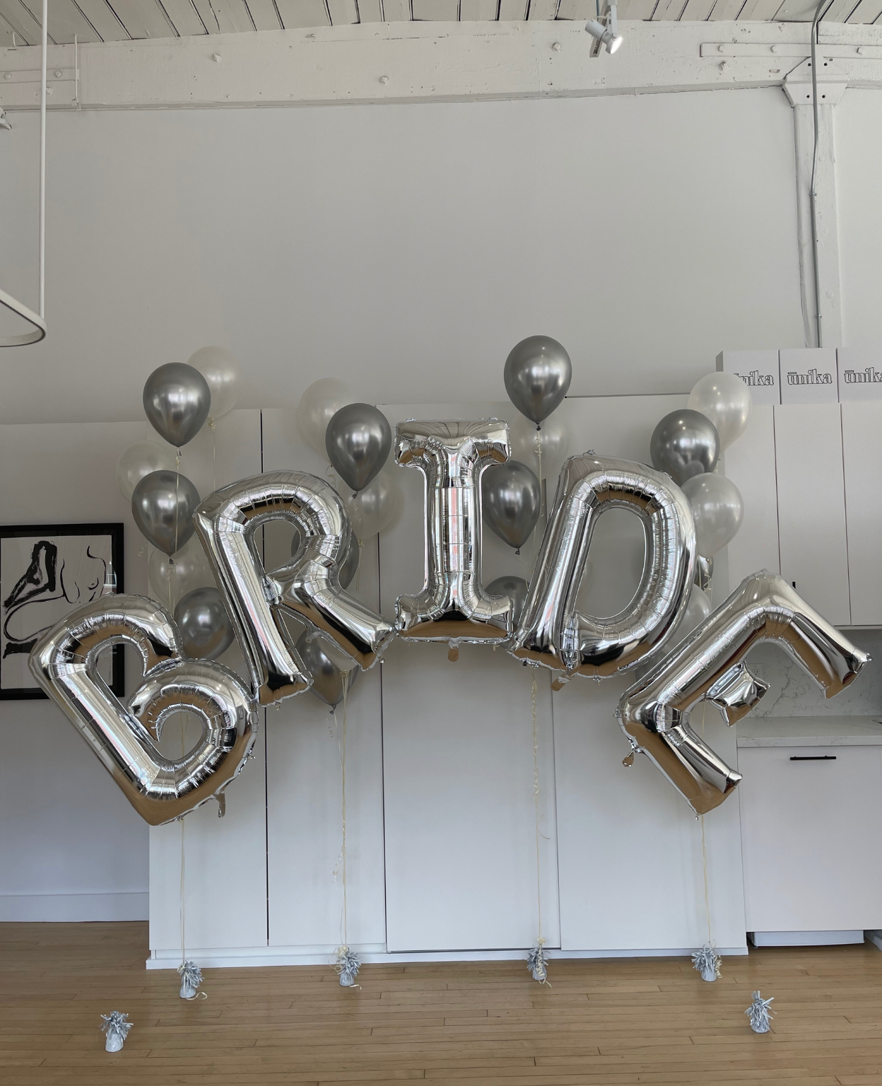FOIL LETTER ARCH